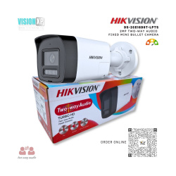 Hikvision DS-2CE16D0T-LPTS 2MP Two-Way Audio Fixed Mini Bullet Camera